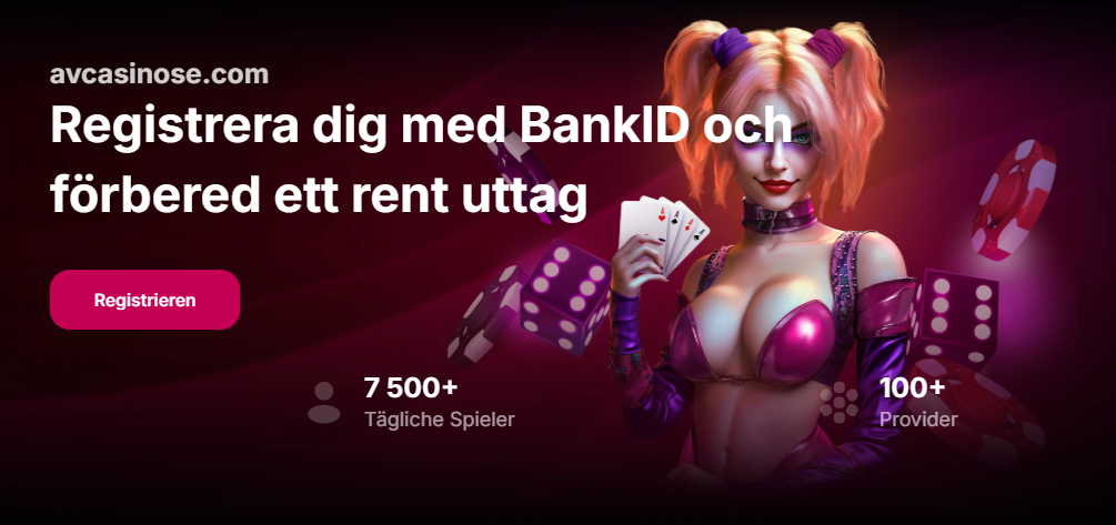 Registrera dig med BankID och förbered ett rent uttag